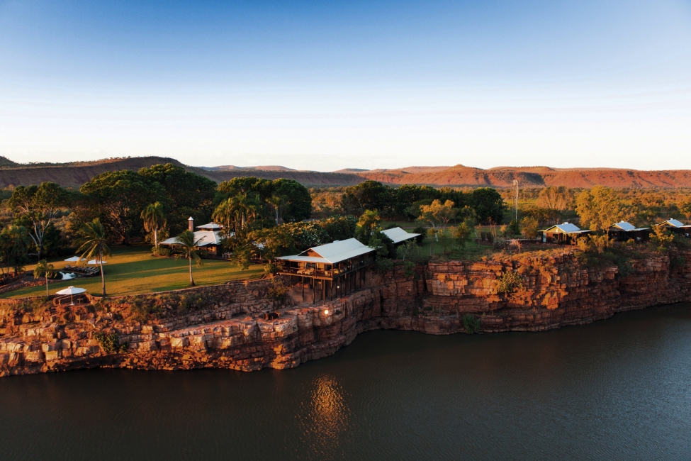 Aerial view of El Questro Wilderness Park