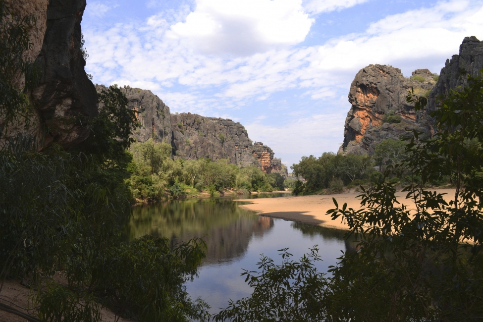 Lennard River in Windjana Gorge National Park