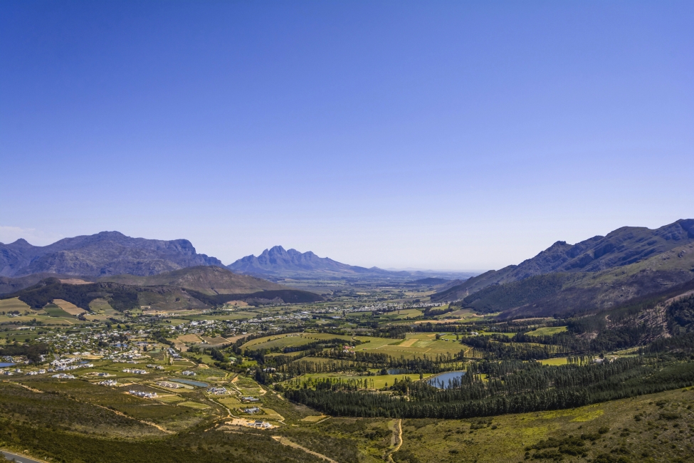 Valle di Franschhoek nelle Winelands