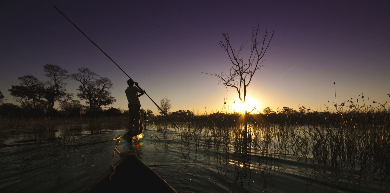 Mokoro in the Okavango Delta