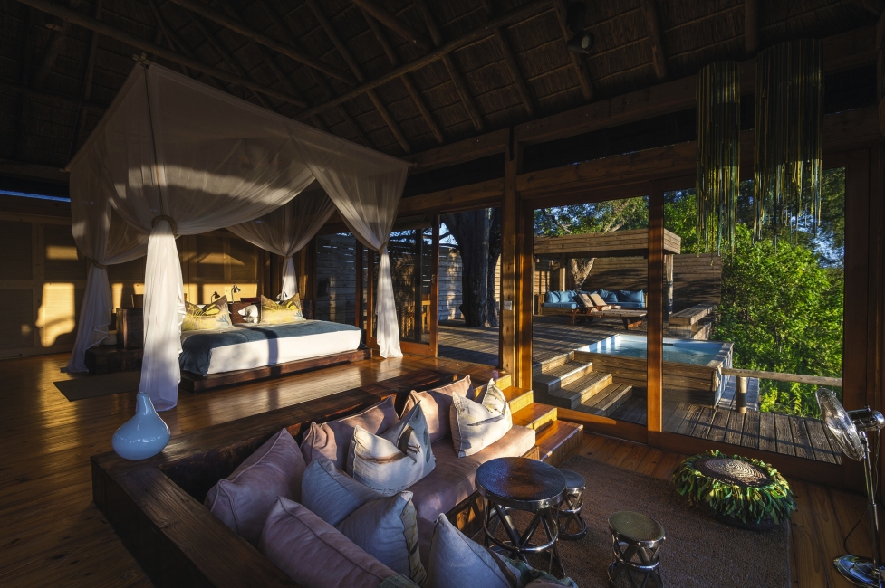 Vumbura Plains Camp in the Okavango Delta