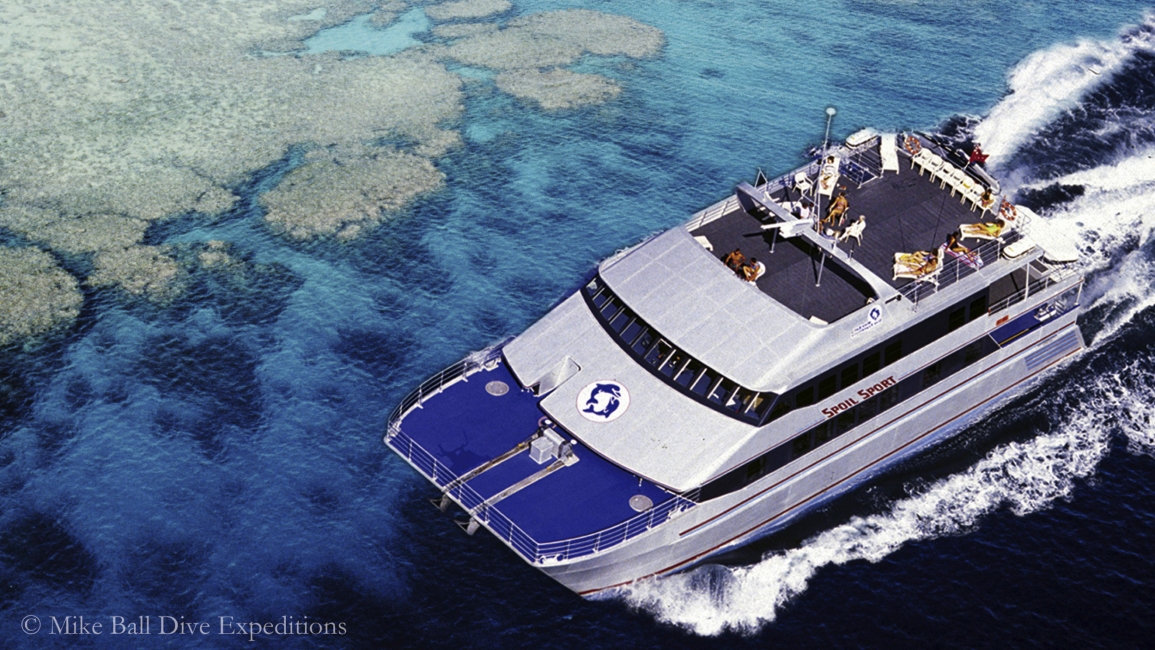 Tauchschiff von Mike Ball Dive Expeditions am Great Barrier Reef