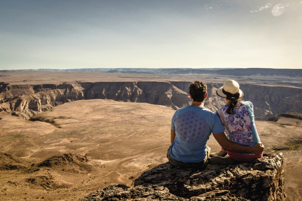 Couple at Fish River Canyon