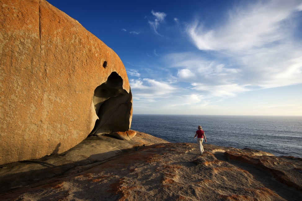 Foro nella roccia ai Remarkable Rocks, Kangaroo Island