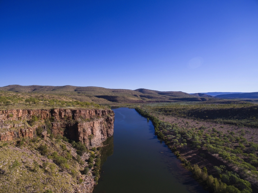 Fiume nel Parco nazionale di Karijini