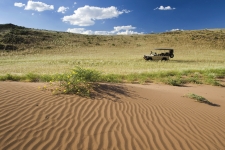 Veicolo nel deserto del Namib
