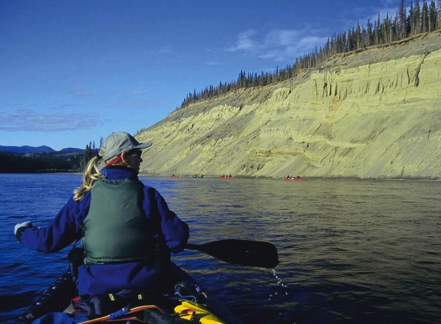 Canoe on the Yukon River