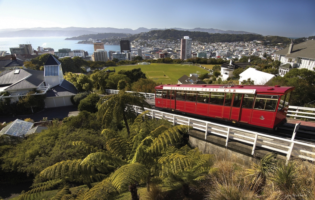 Kelburn hill in Wellington