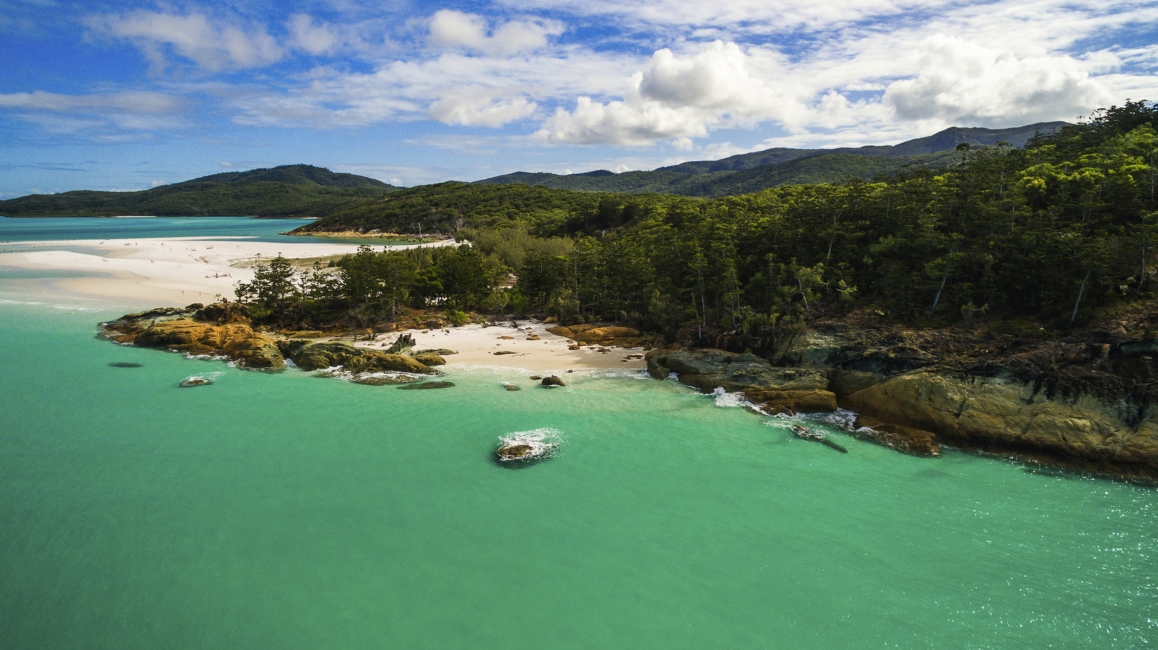 Lagune in den Whitsundays