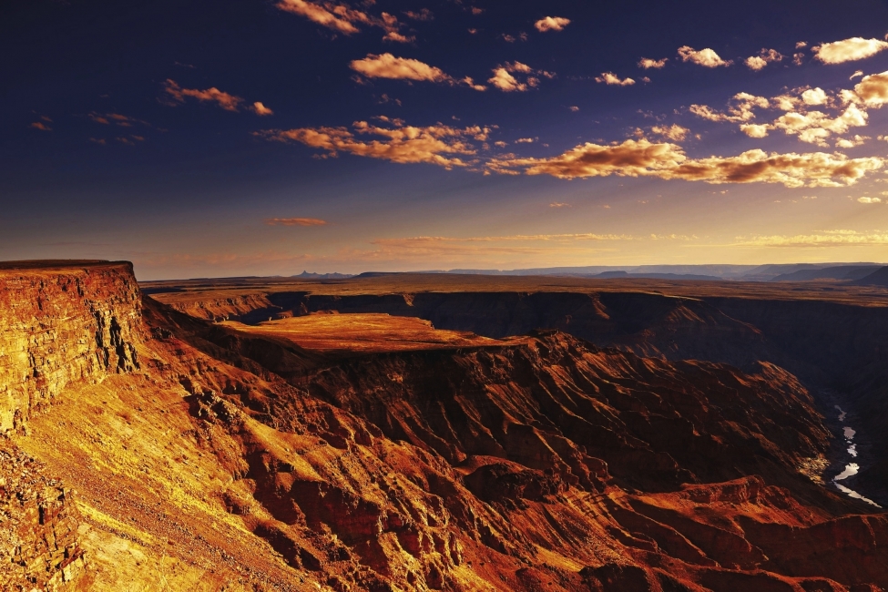 Fish River Canyon in southern Namibia