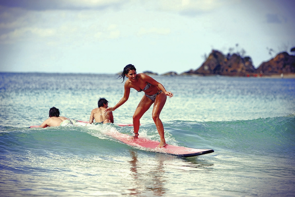 Surfer at Crescent Head