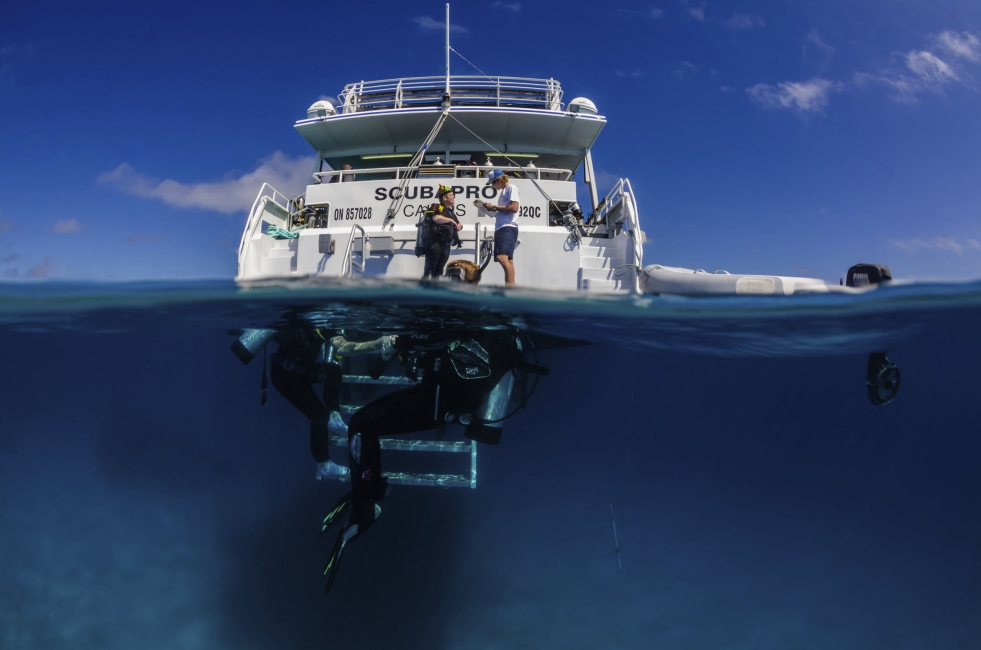 Tauchboot von Pro Dive am Great Barrier Reef