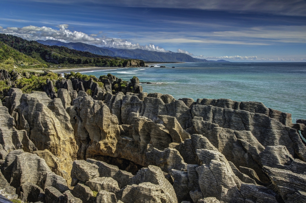 Pancake Rocks on the South Island