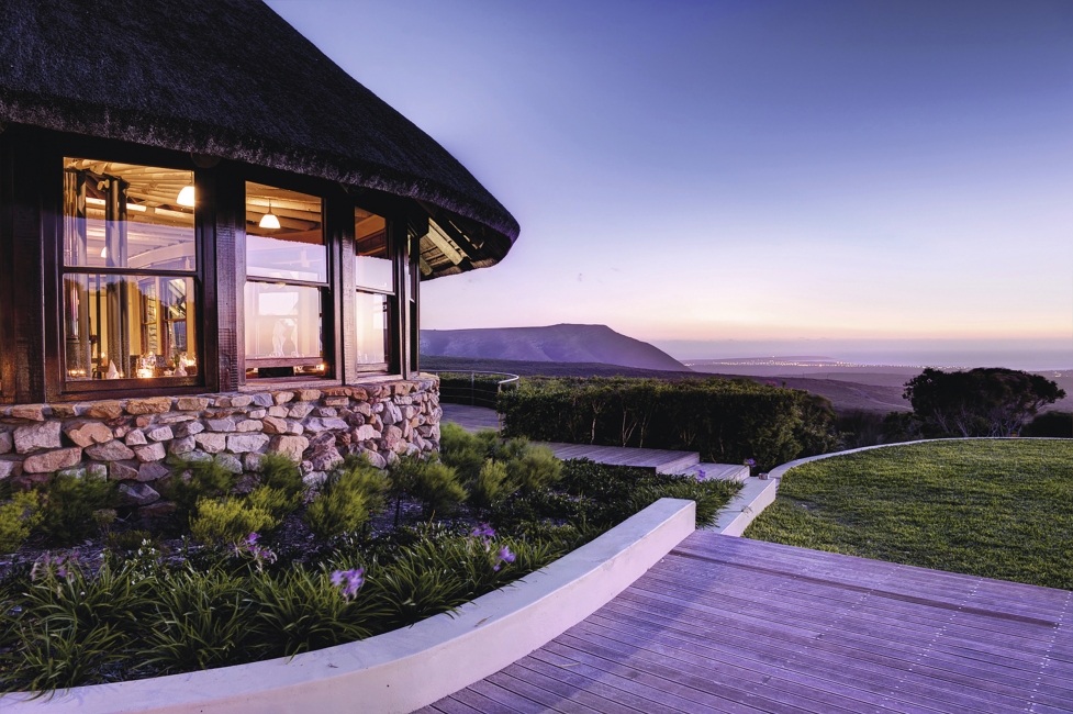 Aussenansicht der Garden Lodge im Grootbos Private Nature Reserve