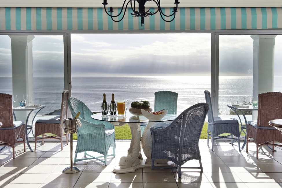 Restaurant mit Meerblick im Hotel The Plettenberg