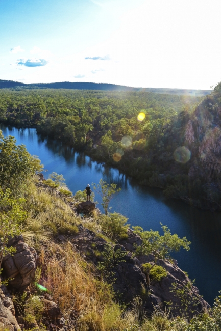 Blick hinunter in die Katherine Gorge, Nitmiluk-Nationalpark