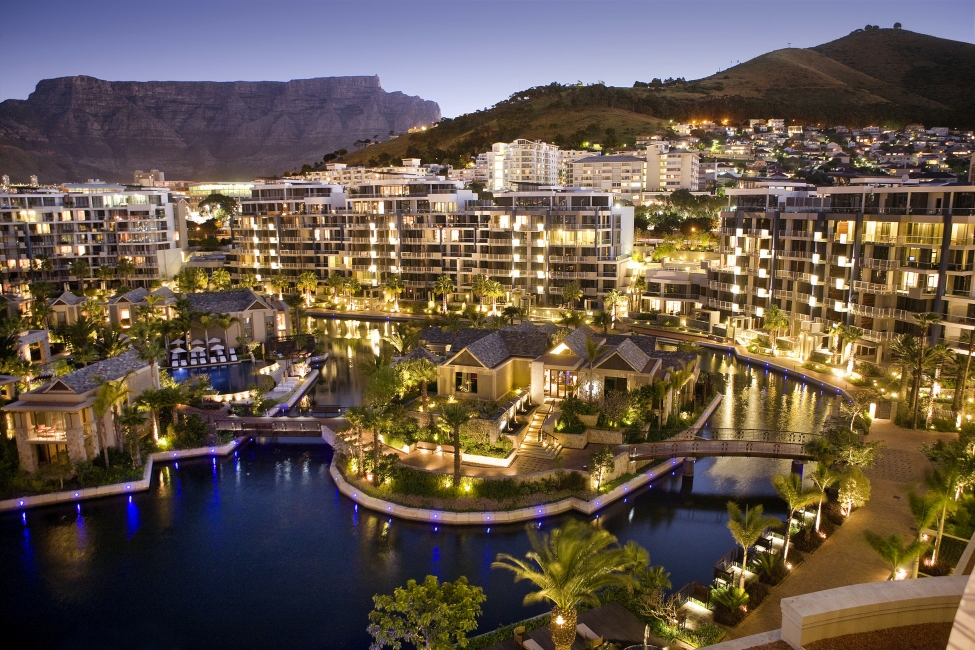 Hotelanlage des One&Only Cape Town aus der Vogelperspektive