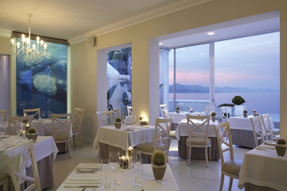 Restaurant mit Aussicht im Hotel The Plettenberg
