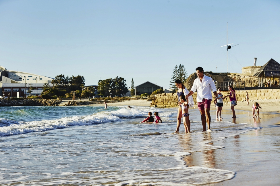 Spiaggia di Fremantle vicino a Perth