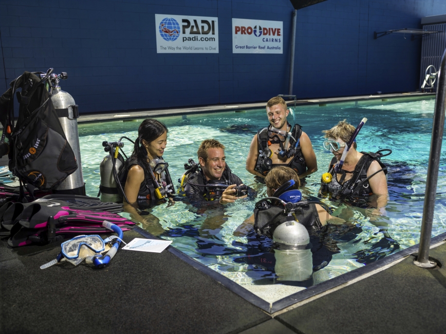 Tauchvorbereitung bei Pro Dive