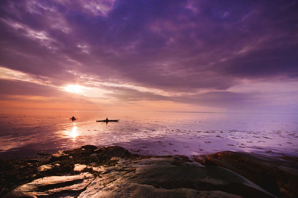 Sea view at Tadoussac, Quebec
