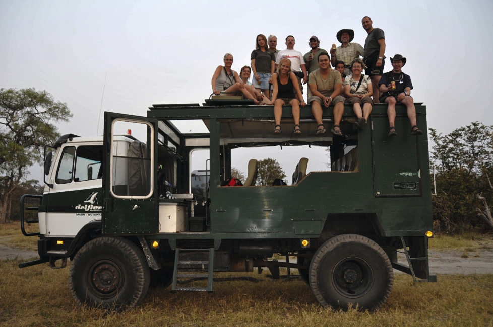 Camion da safari Drifters in Botswana